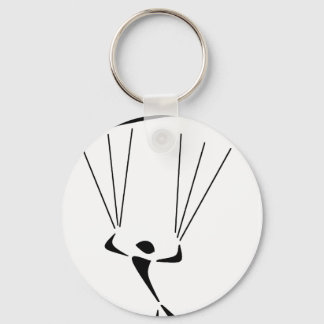 SKY DIVE PINK KEY RING