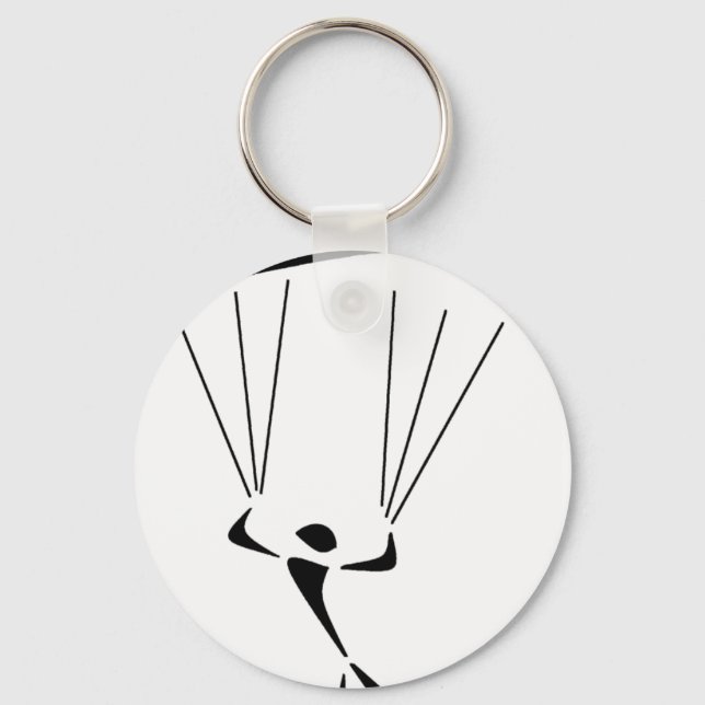 SKY DIVE PINK KEY RING (Front)