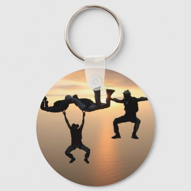 Sky Diving Key Ring (Front)
