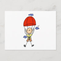 Sky Diving Stick Figure