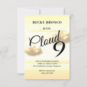 Sky dreamy cloud nine vintage save the date
