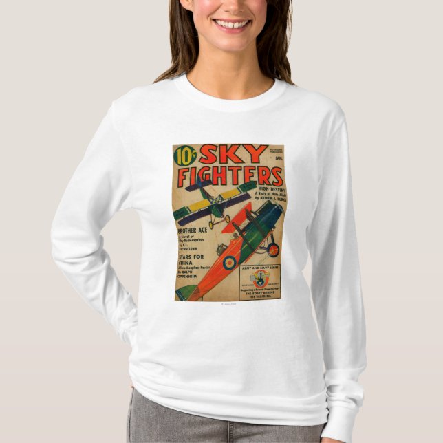 Sky Fighters Magazine Cover T-Shirt (Front)