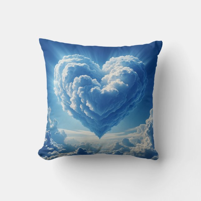 Sky Heart Cloud Cushion (Front)