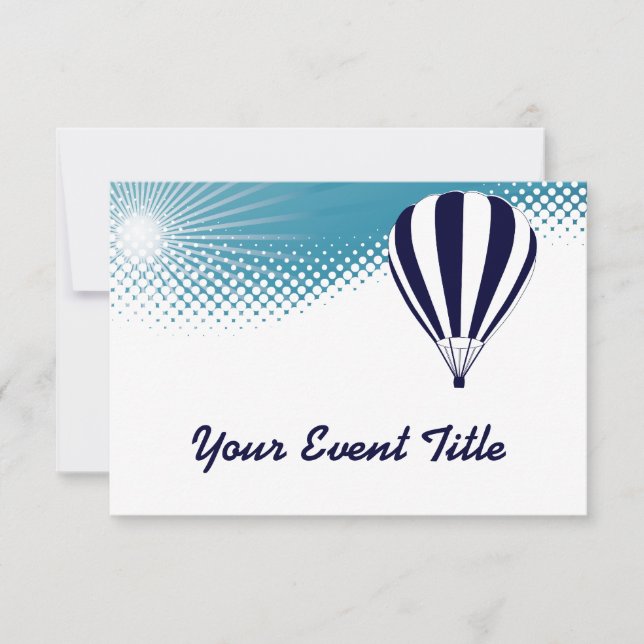 sky high ballooning invitation (Front)