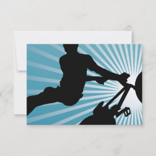 sky high cycling invitation