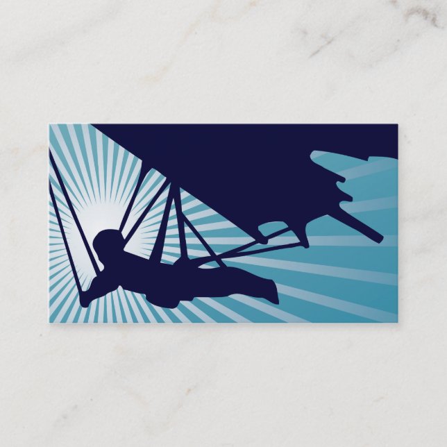 sky high hang gliding business card (Front)