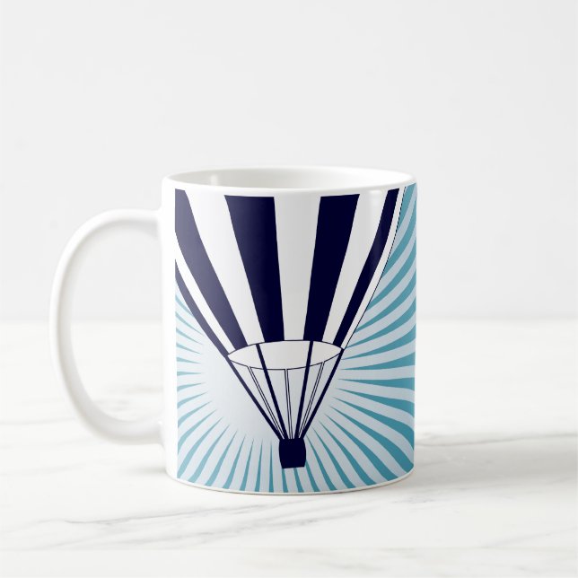 sky high hot air balloon coffee mug (Left)