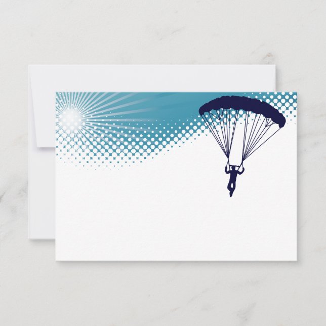 sky high skydiver invitation (Front)