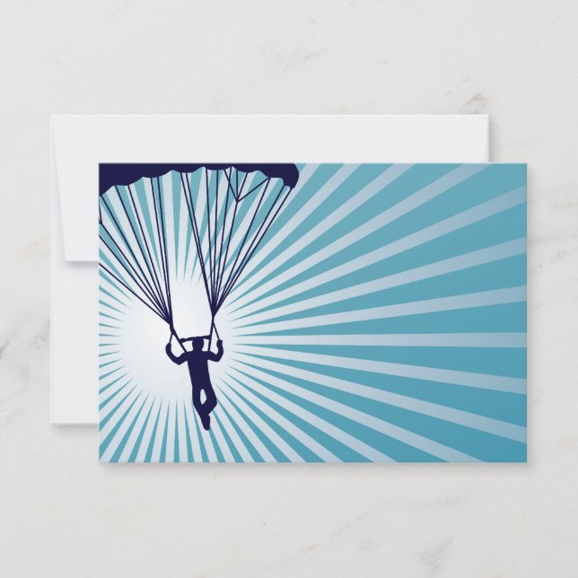 sky high skydiver invitation (Front)