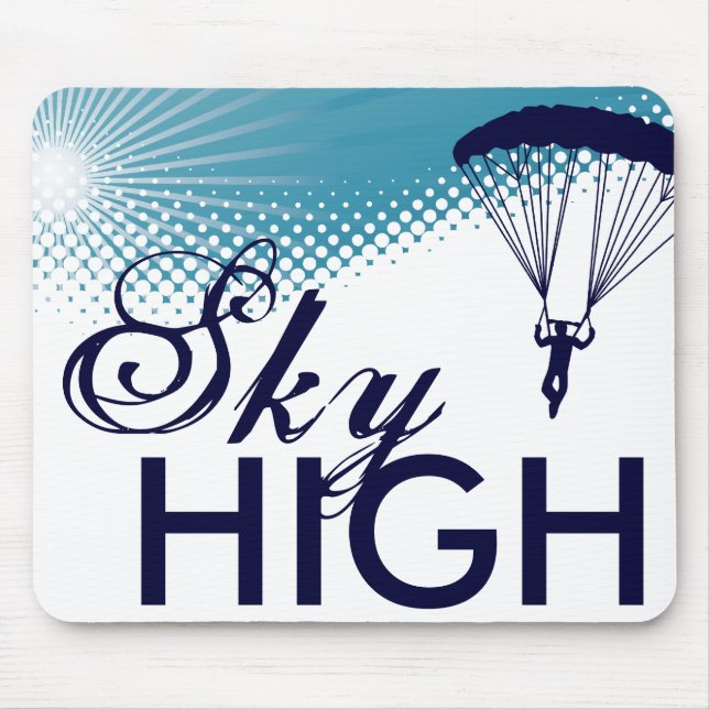 sky high skydiving mouse pad (Front)