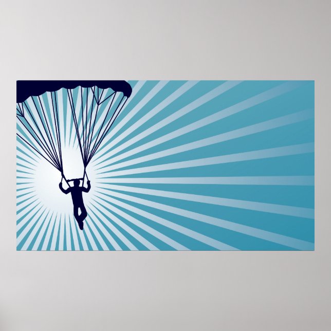 sky high skydiving poster (Front)