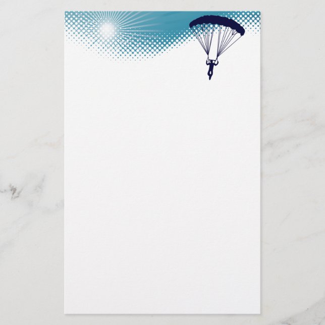 sky high skydiving stationery (Front)