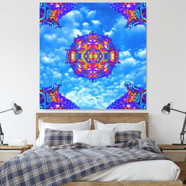 Sky Horizon Canvas Print (Insitu(Bedroom))