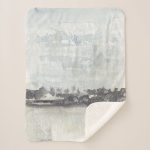 Sky Horizon - Neutral Colours Sherpa Blanket