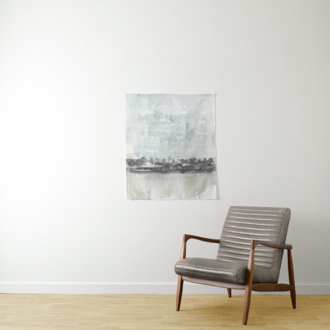 Sky Horizon - Neutral Colours Tapestry (In Situ)