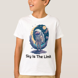 Sky is the Limit Astronaut T-Shirt Perfect gift