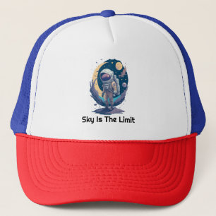 Sky is the Limit Astronaut T-Shirt Perfect gift Trucker Hat
