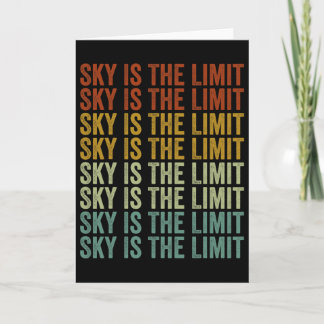 Sky Is The Limit Rock Mountain  Card