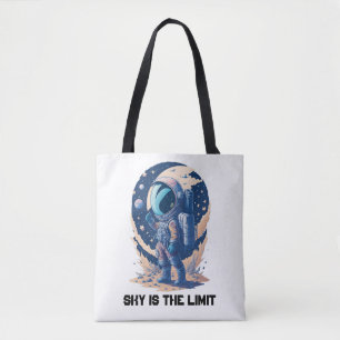 Sky is the Limit with Astronaut Tote Bag