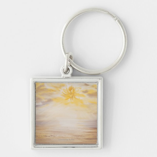 Sky Lotus Key Ring (Front)