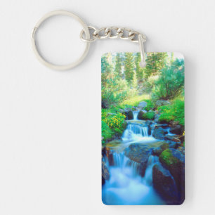 Sky Meadows in the Sierra Nevada Mountains Key Ring