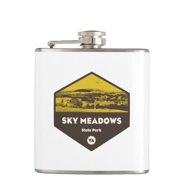 Sky Meadows State Park, Virginia Hip Flask (Front)