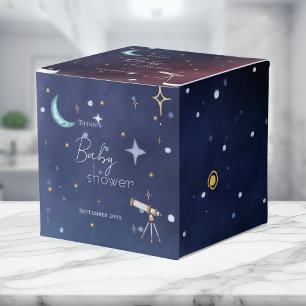 Sky Moon & Stars Celestial Baby Shower  Favour Box