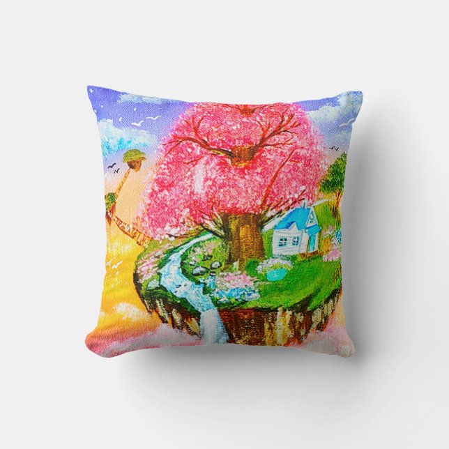 Sky mountain pillow  (Front)