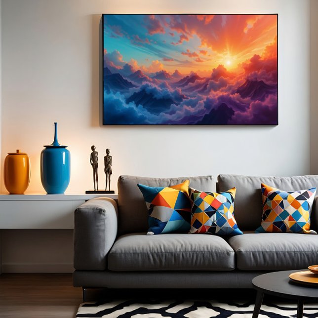 Sky Ocean Canvas Print (Creator Uploaded)
