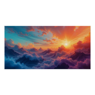 Sky Ocean Poster