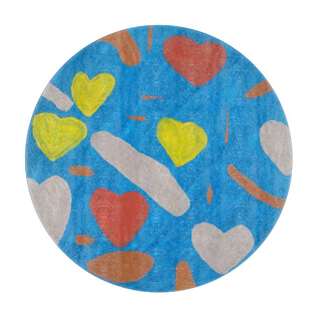 Sky of Love Cutting Board (Front)