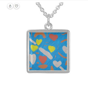 Sky of Love   Sterling Silver Necklace