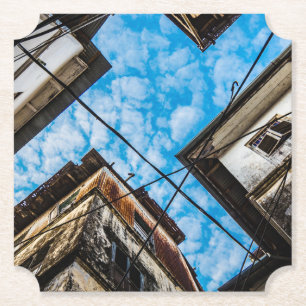 Sky Over Stonetown, Zanzibar Paper Coaster