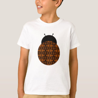 Sky Peach Ladybug Kids Graphic T-Shirt