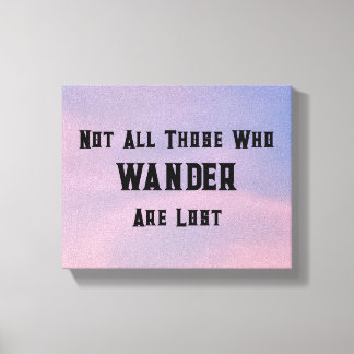 Sky Photo Canvas Print with Quote