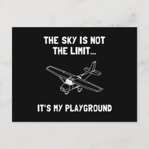 Sky Playground Plane Postcard