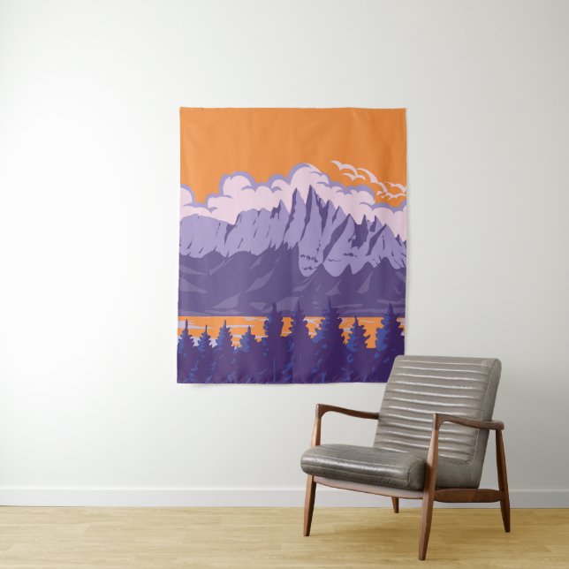 Sky Pond Tapestry (In Situ)