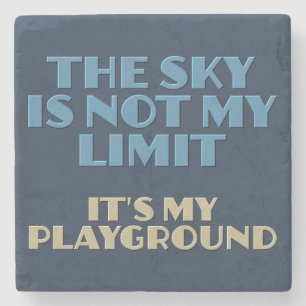 Sky Quote Stone Coaster