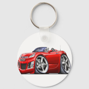 Sky Red Car Key Ring