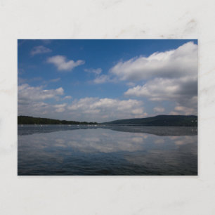 Sky Reflection on Keuka Lake, New York Postcard