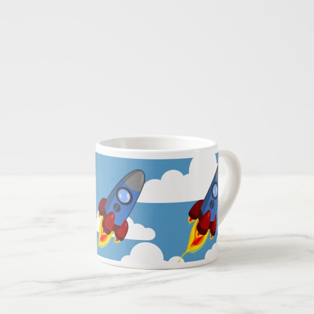 Sky Rocket Espresso Cup (Front Right)