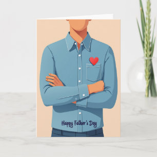 Sky Shirt Fathers Day Card