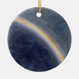 Sky Study with Rainbow, 1827 (w/c on paper) Ceramic Tree Decoration