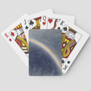 Sky Study with Rainbow, 1827 (w/c on paper) Playing Cards