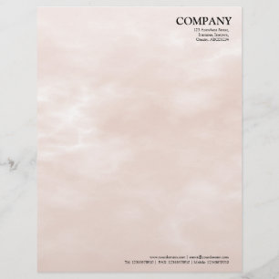 Sky Texture 02 Light Brown Customized Letterhead