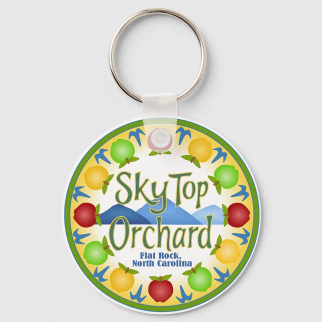 Sky Top Orchard Key Ring (Front)