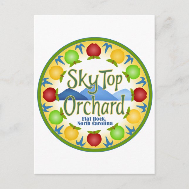 Sky Top Orchard Postcard (Front)
