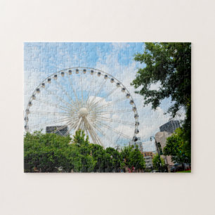 Sky view Ferris Wheel Georgia . Jigsaw Puzzle