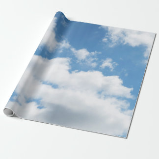 sky, weather, nature, white, blue, cloud, sunlight wrapping paper