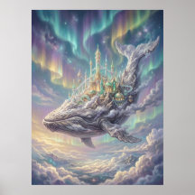 Sky Whale Crystal City Dream